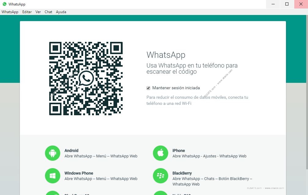 WhatsApp lanza su aplicación de escritorio para Windows y Mac - ELSATE.com