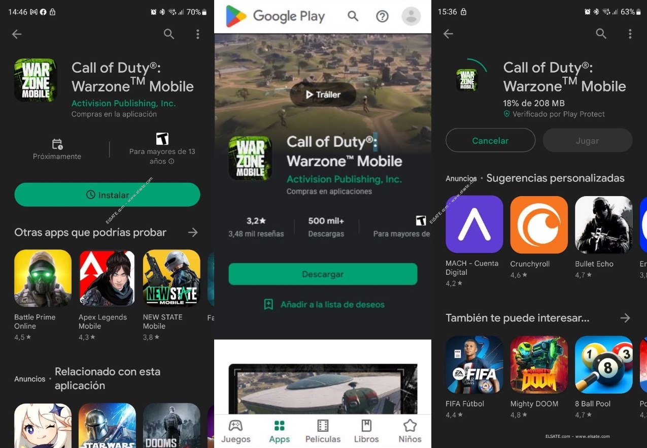 Call of Duty Warzone Mobile version móvil androide iOS descargar